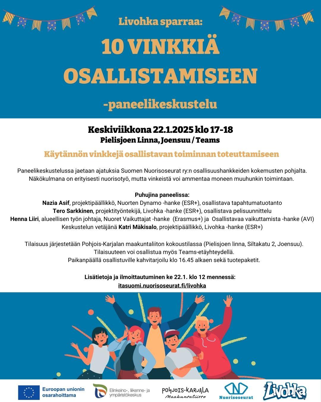 10 vinkkiä osallistamiseen