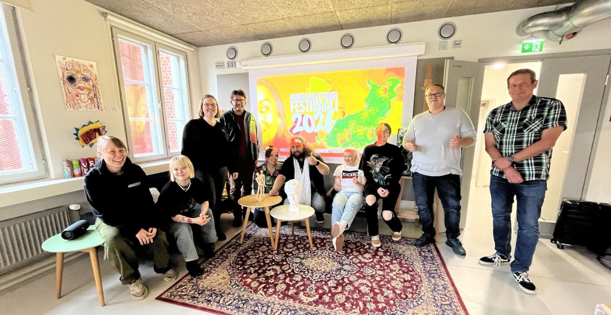 Nuori Kulttuuri Festivaali yhdistää taiteenlajien harrastajat viidessä kaupungissa vuonna 2026